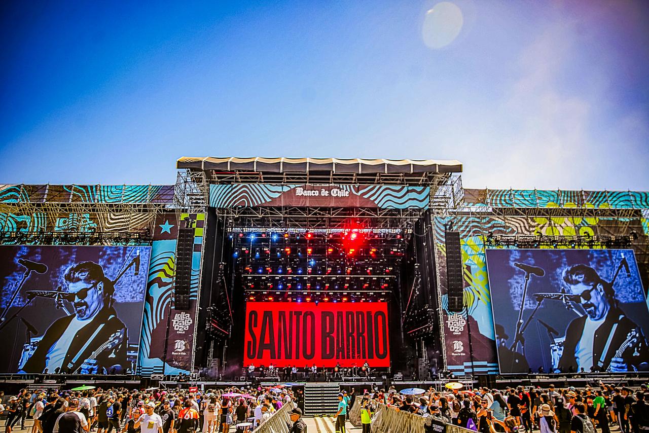 Santo Barrio encendió Lollapalooza con un show explosivo y celebró 30 años de historia