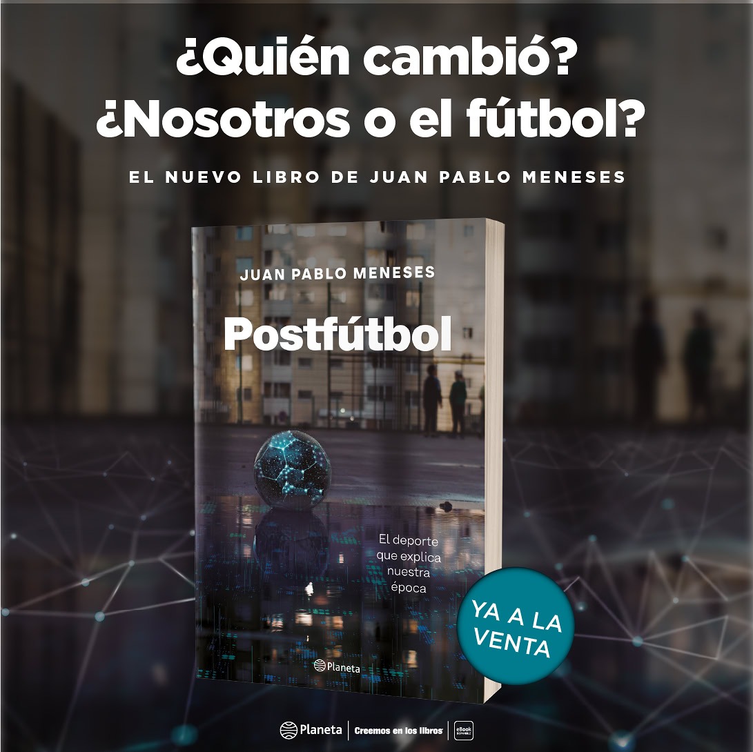 Juan Pablo Meneses regresa a librerías con "Postfútbol"